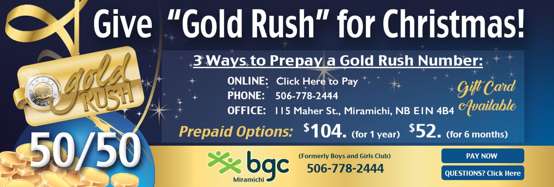 Give the Gift of Gold Rush
